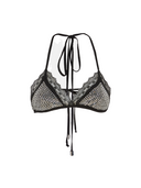 The Attico Black Bra