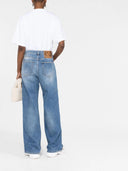 Stella Mc Cartney Stella Mc Cartney Zip Detail Straight Leg Jeans