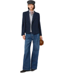 Max Mara Weekend Tappeto Blue Double Breasted Blazer