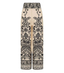 Pahiesa Formentera Ecru And Black Trousers