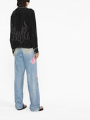 Palm Angels Palm Angels Flame Embroidered Shirt