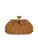 Max Mara Weekend Pasticcino Fortuna Medium Brown Clutch