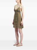 Palm Angels Paisley Print Slip Dress