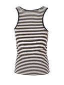 Anine Bing Alessia Tank Cream And Black Stripe