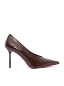 Sergio Levantesi Decollete Moderna56 Vernice Dark Brown