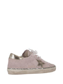 Golden Goose Super Star Suede Upper Laminated Star And Heel Glitter Edge
