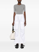Parosh Straight Leg Cotton Cargo Trouser