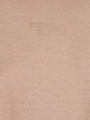 Logo en tricot de laine Fendi Jr Abito