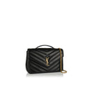 Saint Laurent Loulou Bolso de cuero grande