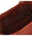 Kleine orangefarbene Korbtasche von Dragon Diffusion Weave