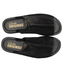 Clarks Wedge Black Platform Slide