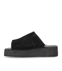 Clarks Wedge Black Platform Slide