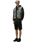 C.P. Company Cargo Light Fleece Black Bermuda Shorts