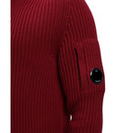 C.P. Company Ketchup Ribbed Rewneck Jumper