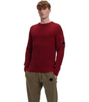 C.P. Company Ketchup Ribbed Rewneck Jumper