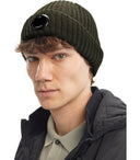 C.P. Company Military Green Ribbed Beanie