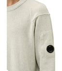 C.P. Firma Off White Melange Crewneck Jumper