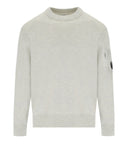 C.P. Firma Off White Melange Crewneck Jumper