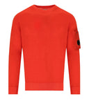 C.P. Company Orange Crewneck Jumper