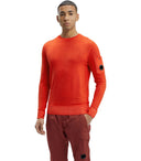 C.P. Company Orange Crewneck Jumper