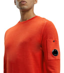 C.P. Company Orange Crewneck Jumper