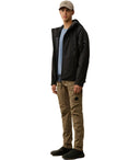 C.P. Firma Pro Tek Wyściełana Czarna Kurtka z kapturem