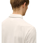 C.P. Company Stretch Piquet Gauze White Polo Shirt