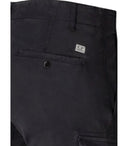 C.P. Company Stretch Sateen Cargo Black Trousers