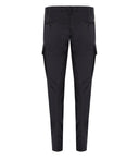 C.P. Company Stretch Sateen Cargo Black Trousers