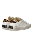 Crime London Distressed Glitter White Sneaker
