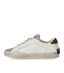 Crime London Distressed Glitter White Sneaker
