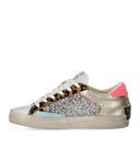 Crime London Distressed Platinum Wildlife Sneaker