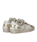 Crime London SK8 Deluxe Platinum Glam Sneaker