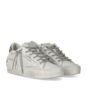 Crime London Sk8 Deluxe Wedge White Sneaker
