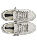 Crime London Sk8 Deluxe Wedge White Sneaker