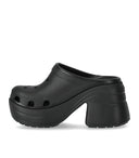 Crocs Siren Black Heeled Clog