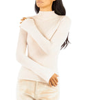 Jumper a costine Cruna Connie Cipria