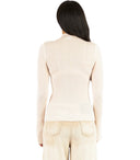 Jumper a costine Cruna Connie Cipria