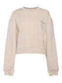 Philosophy Di Lorenzo Serafini Felpa Crop Beige