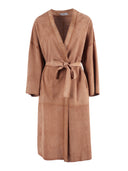 Cappotto Drows Donna in Pelle Scamosciata Capra