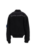 Off White Quote Ws Bomber Jkt Noir Gris Foncé