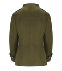K.K. Militärgrüne Jacke mit Taschen