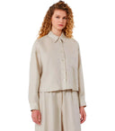 Giacca camicia Max Mara Weekend Capo Beige