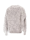 Anine Bing Sydney Crew Sweater Bing Marled White