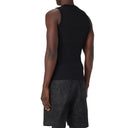 Maglietta con logo a costine di Fendi