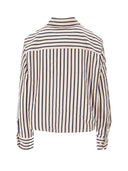 Anine Bing Essie Cropped Shirt Maritime Stripe