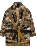 Cardigan Alanui Lost In Paradise Nero Marrone