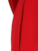 Fabiana Filippi Pantalone Ampi Alla Caviglia In Frescolana Color Lacca
