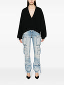 The Attico Essie Pantalon Long Denim