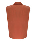 Essentiel Antwerp Jol Etruscan Red Sleeveless Shirt